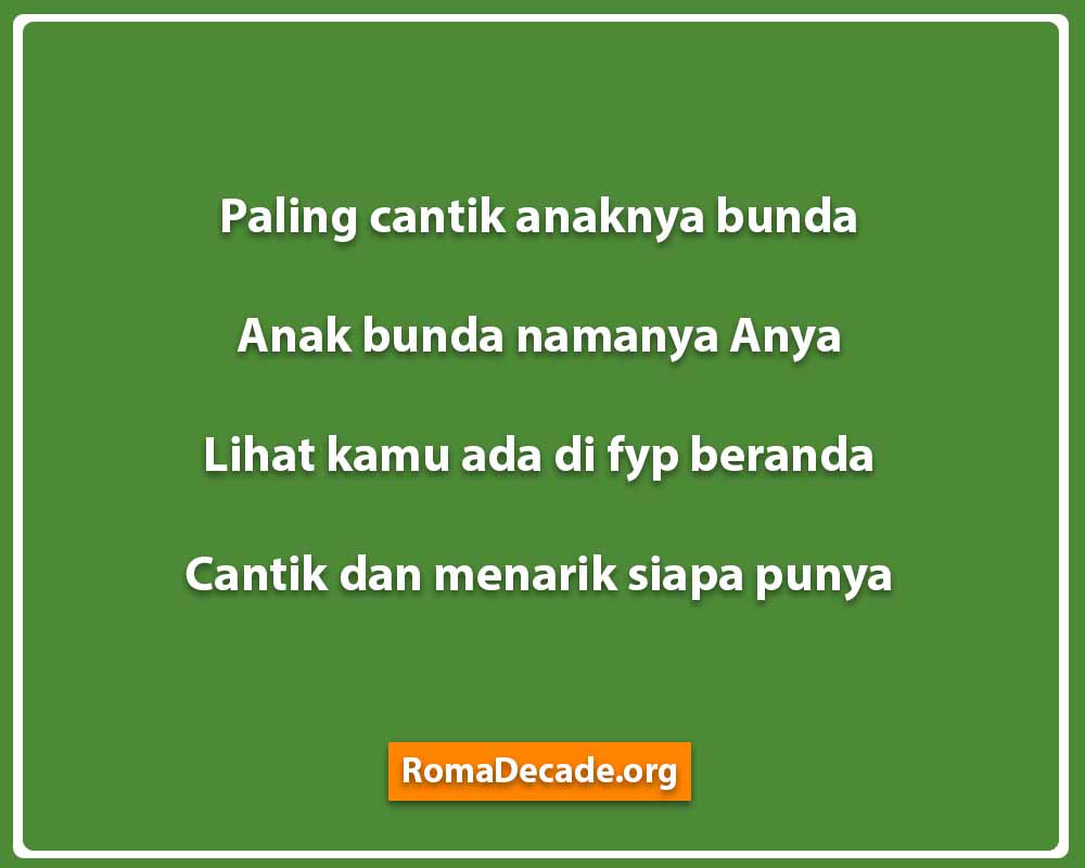 Pantun TikTok Gombal