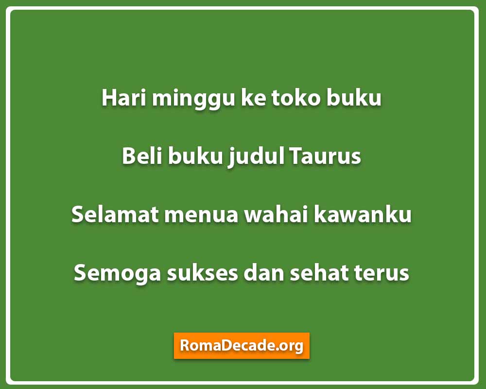 Pantun Ulang Tahun Untuk Kekasih