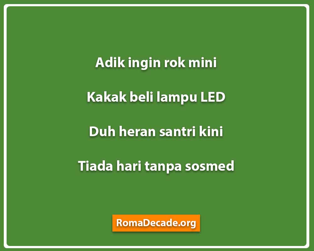 Pantun Untuk Santri Yang Lucu