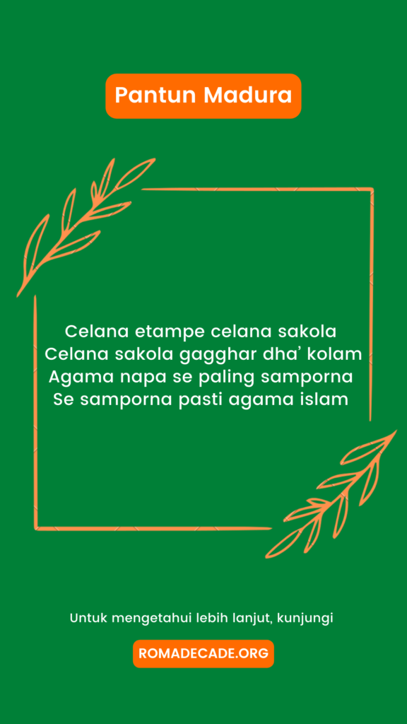 1. Pantun Madura Agama