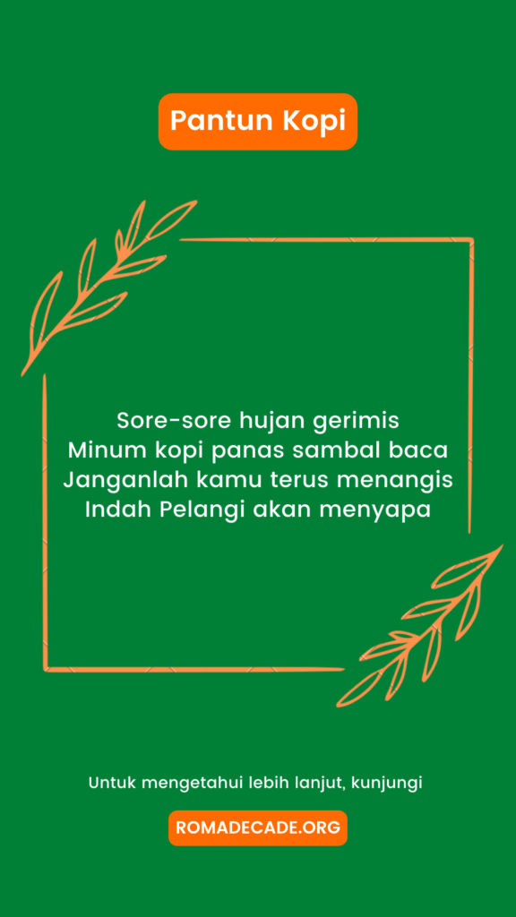 2. Pantun Kopi Pemberi Semangat