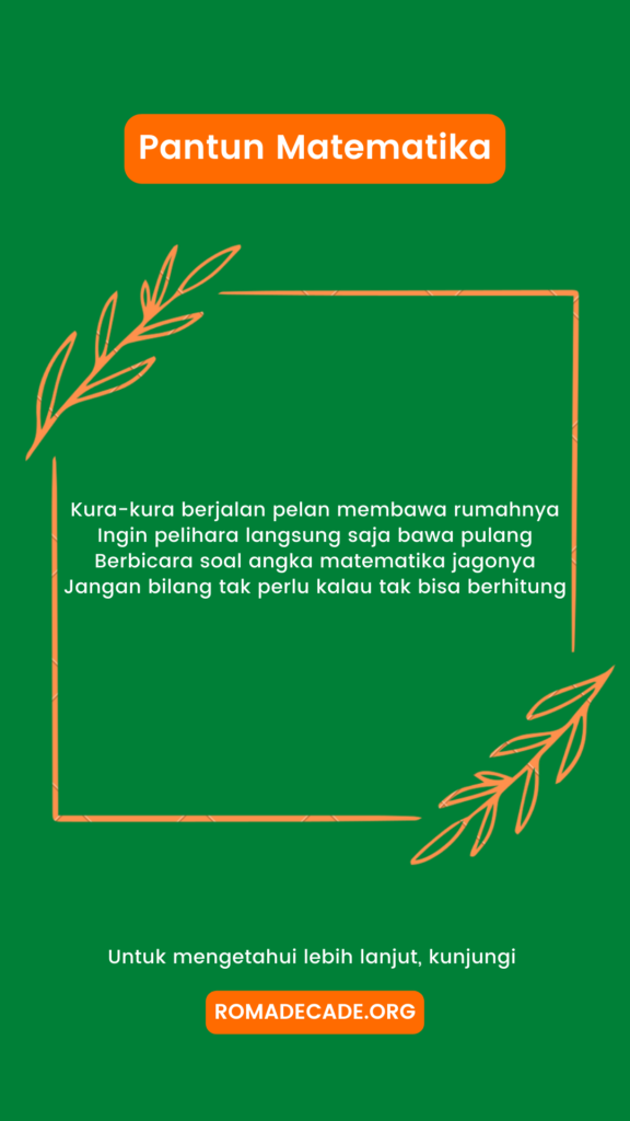 2. Pantun Matematika Angka