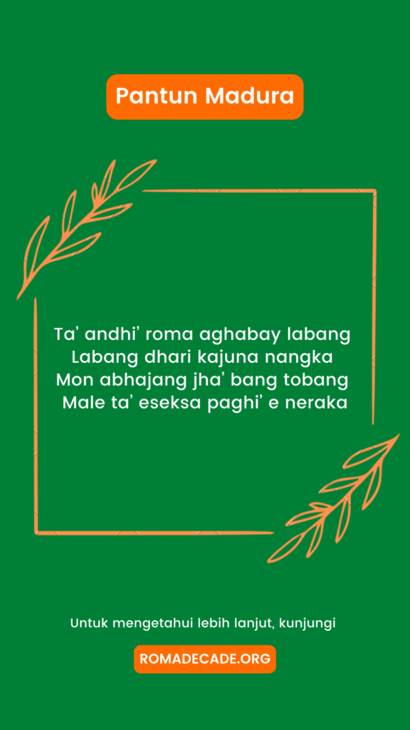 2. Pantun Nasehat (Bhabhurughan Becce’)