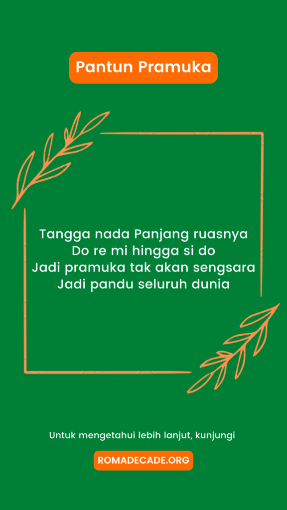 3. Pantun Anak Pramuka Yang Terbaik