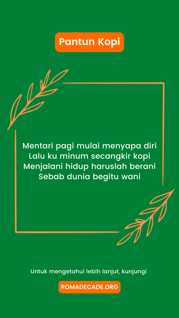 3. Pantun Kopi Di Pagi Hari