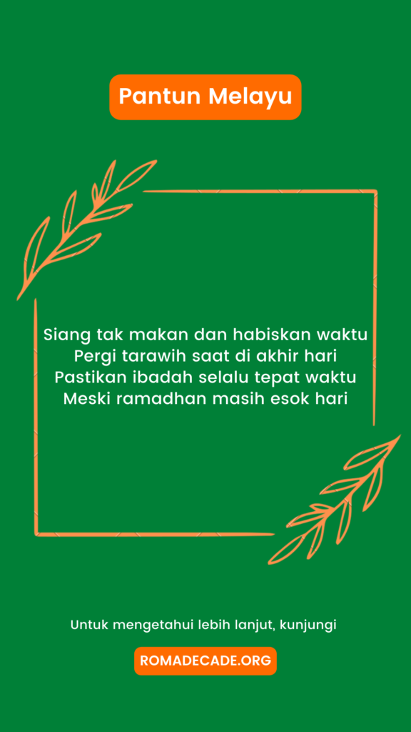 3. Pantun Melayu Ramadhan