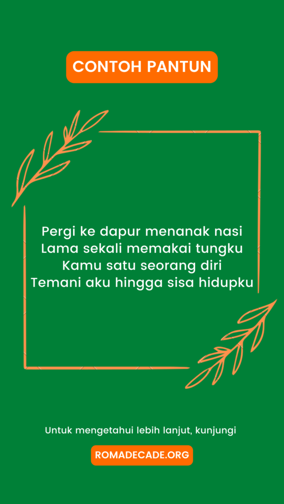 4. Contoh Pantun Tentang Percintaan