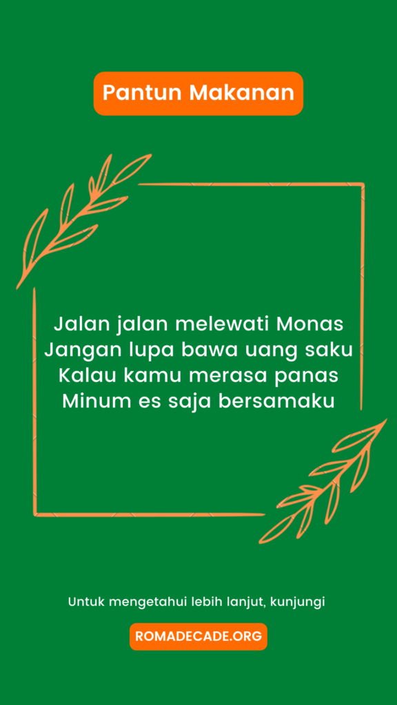 4. Pantun Makanan Bertema Gombalan