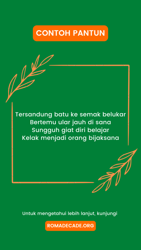 5. Contoh Pantun Pendidikan