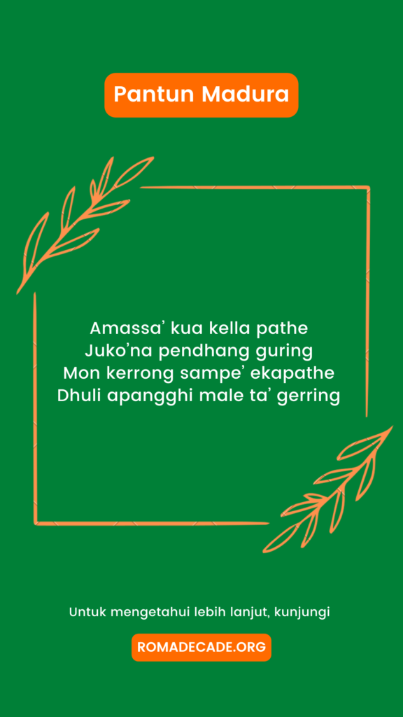 5. Pantun Cinta (TaresnaLake’ Bine’)