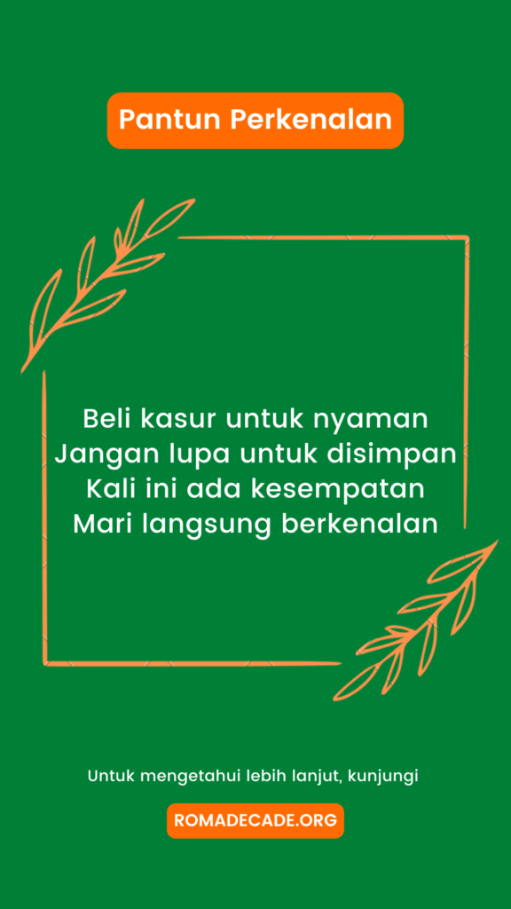 5. Pantun Cocok Untuk Perkenalan Yang Lucu