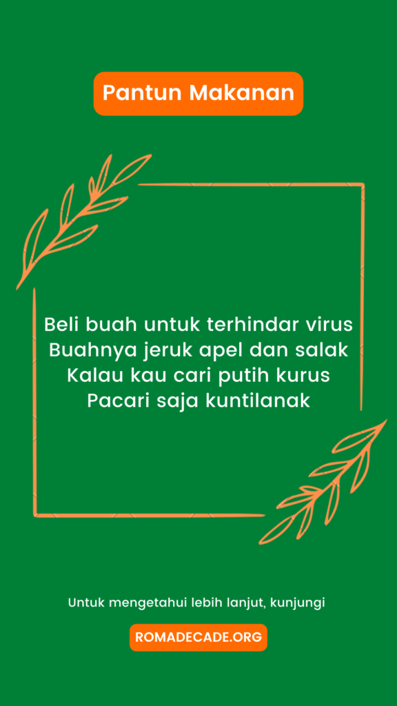 5. Pantun Lucu Bertema Makanan (3)