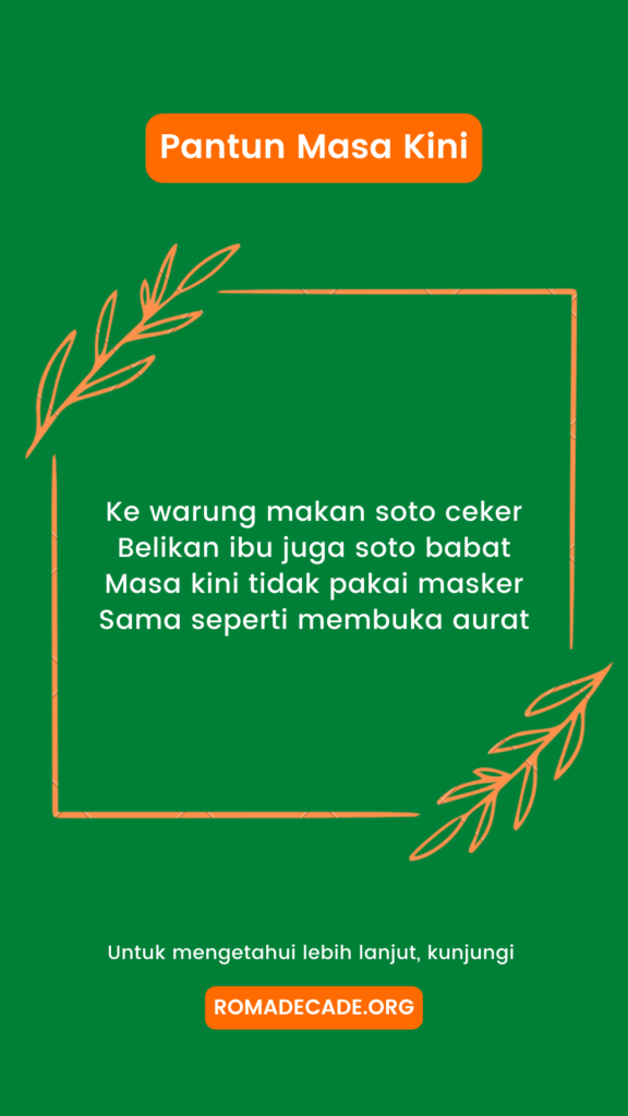 5. Pantun Masa Kini Bertema Lucu