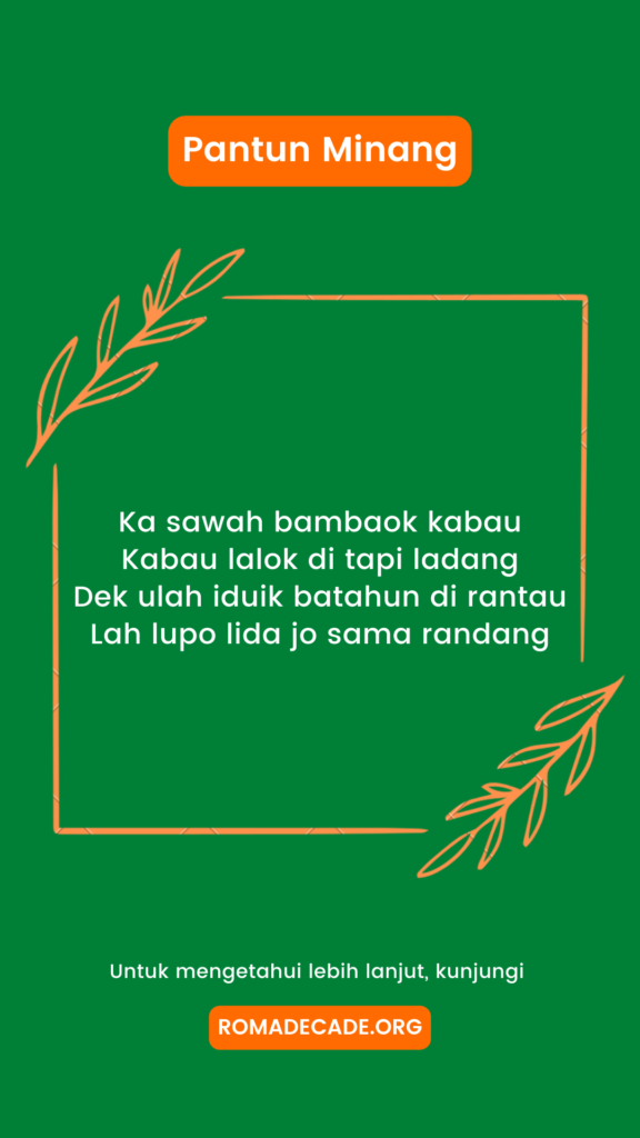 5. Pantun Minang Rantau