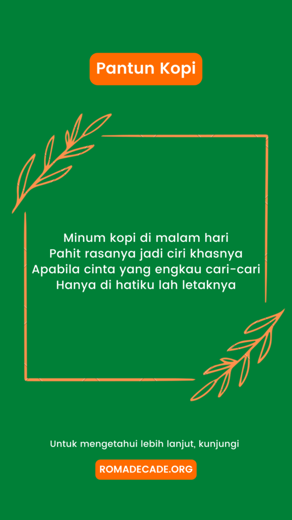 5. Pantun Tentang Secangkir Kopi