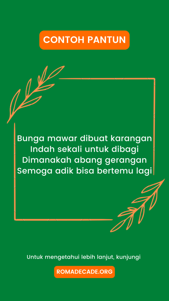 7. Contoh Pantun Perpisahan