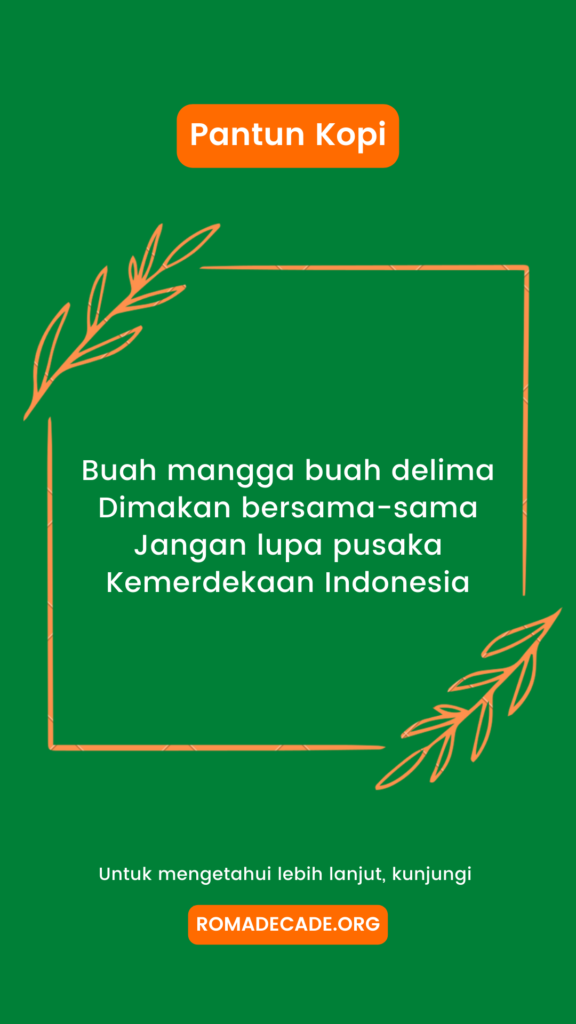 7. Pantun Khusus Kemerdekaan Bagi Anak SD