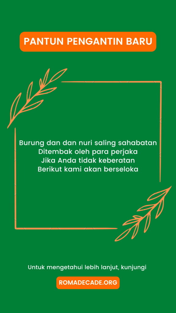 Pantun Pengantin Baru Melayu