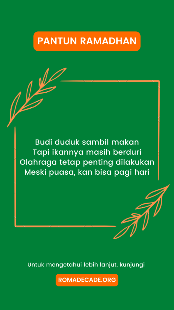 Pantun Ramadhan Lucu