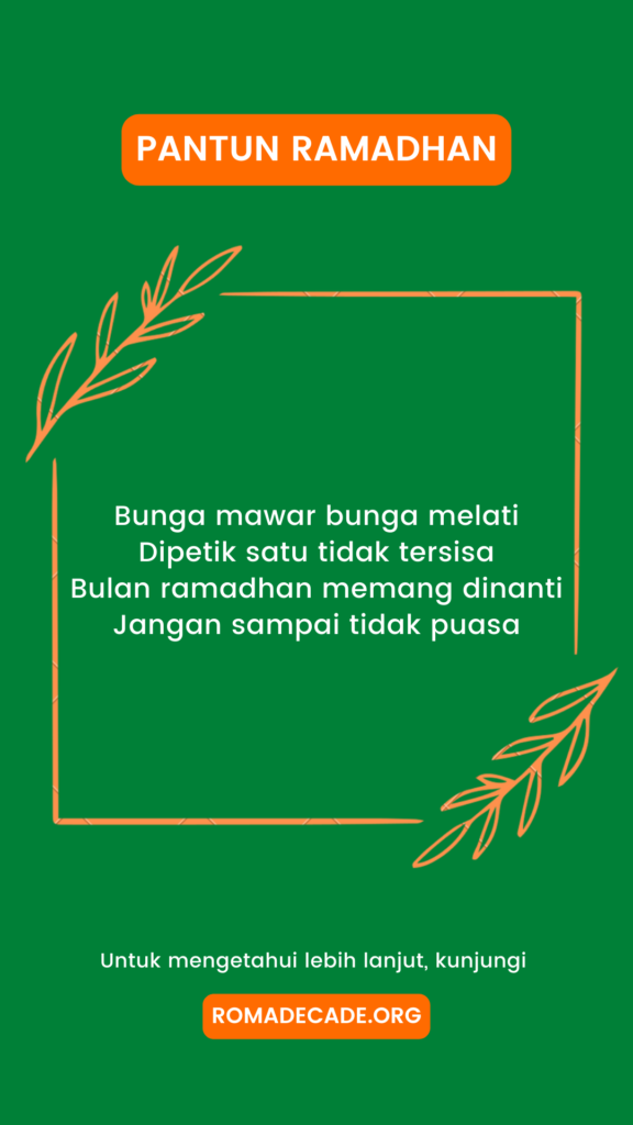 Pantun Ramadhan Penuh Makna