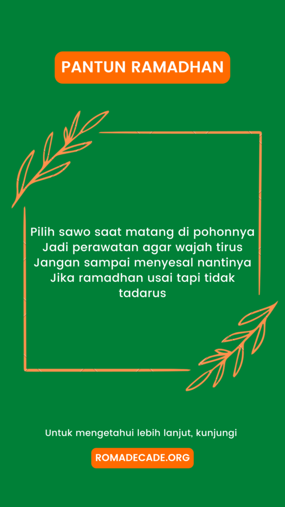 Pantun Ramadhan Tadarus