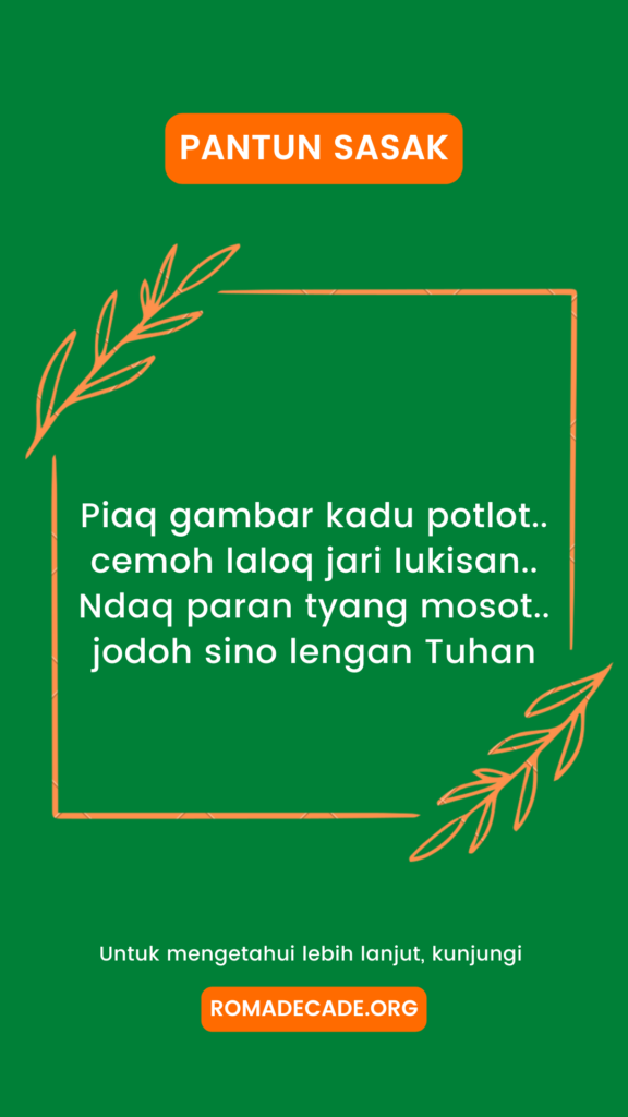 Pantun Sasak Berisi Nasihat