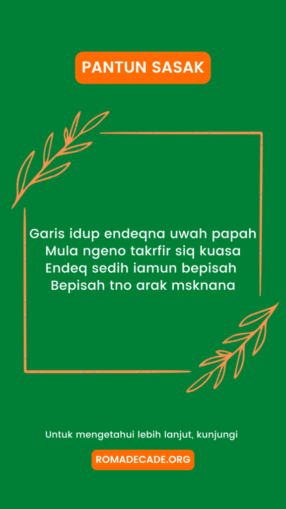 Pantun Sasak Mengenai Perpisahan