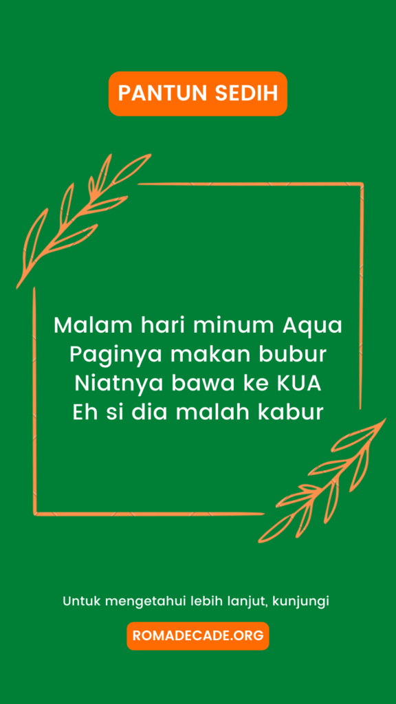 Pantun Sedih Untuk Pacar