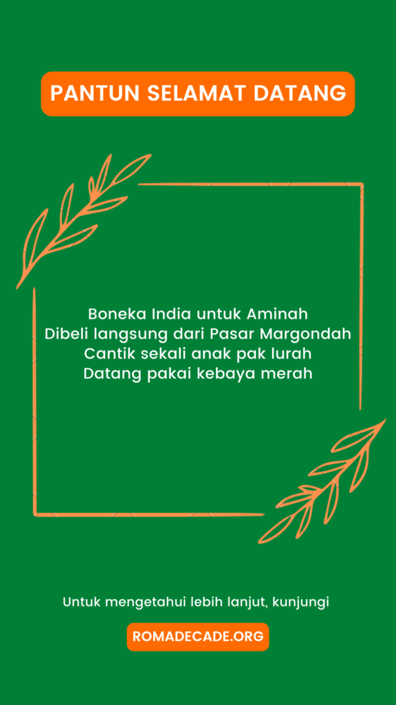 Pantun Selamat Datang Lucu