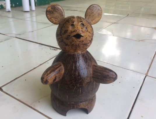 Gambar Kerajinan Boneka Dari Tempurung Kelapa