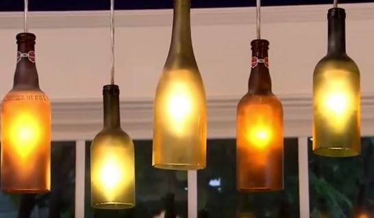 Kerajinan Lampu Gantung Dari Toples Kaca