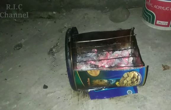 Kerajinan Tempat Bakar Dari Kaleng Bekas