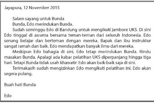 Contoh Surat Untuk Menanyakan Kabar Ibu