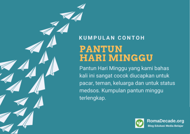 Pantun Hari Minggu