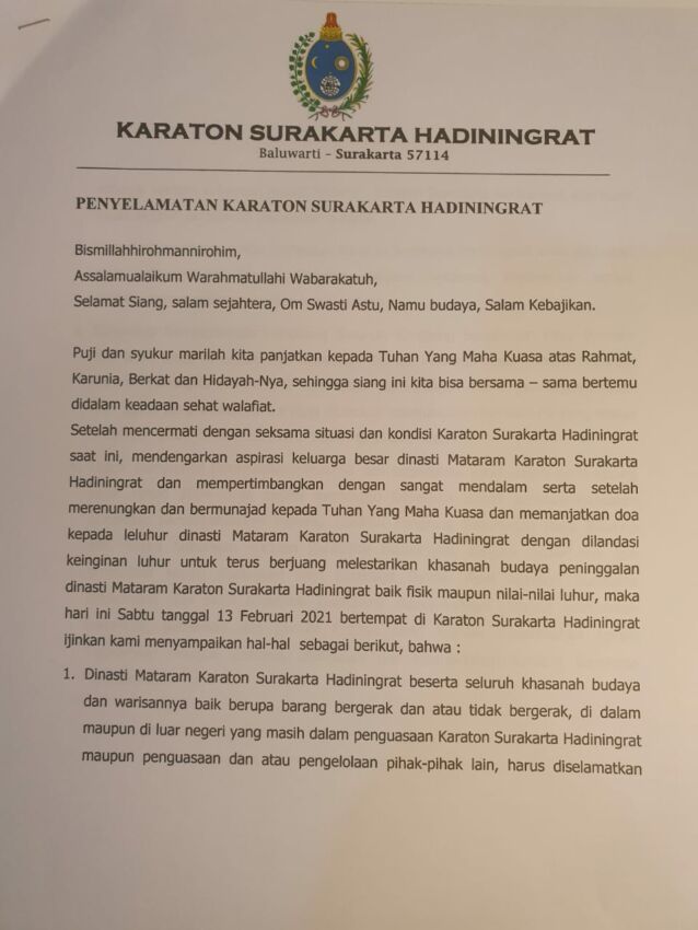 Surat Harapan Untuk Negeri