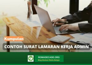 Contoh Surat Lamaran Kerja Admin