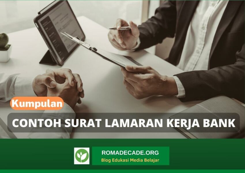 Contoh Surat Lamaran Kerja Bank