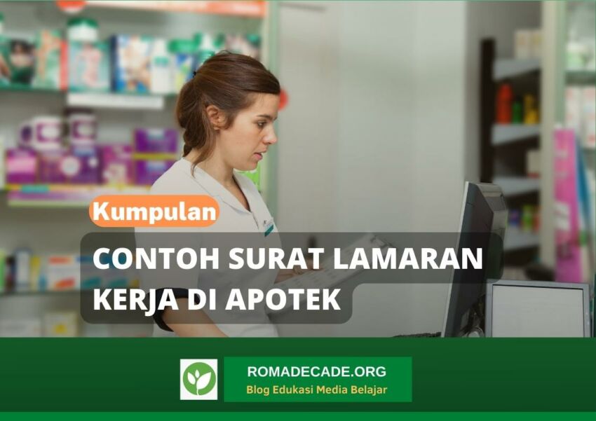 Contoh Surat Lamaran Kerja Di Apotek