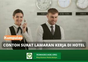 Contoh Surat Lamaran Kerja Di Hotel