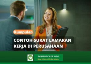 Contoh Surat Lamaran Kerja Di Perusahaan