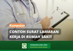 Contoh Surat Lamaran Kerja Di Rumah Sakit