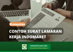 Contoh Surat Lamaran Kerja Indomaret