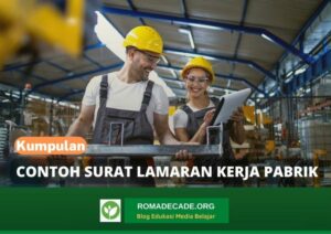 Contoh Surat Lamaran Kerja Pabrik