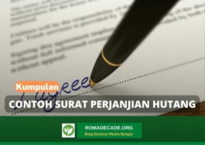 Contoh Surat Perjanjian Hutang