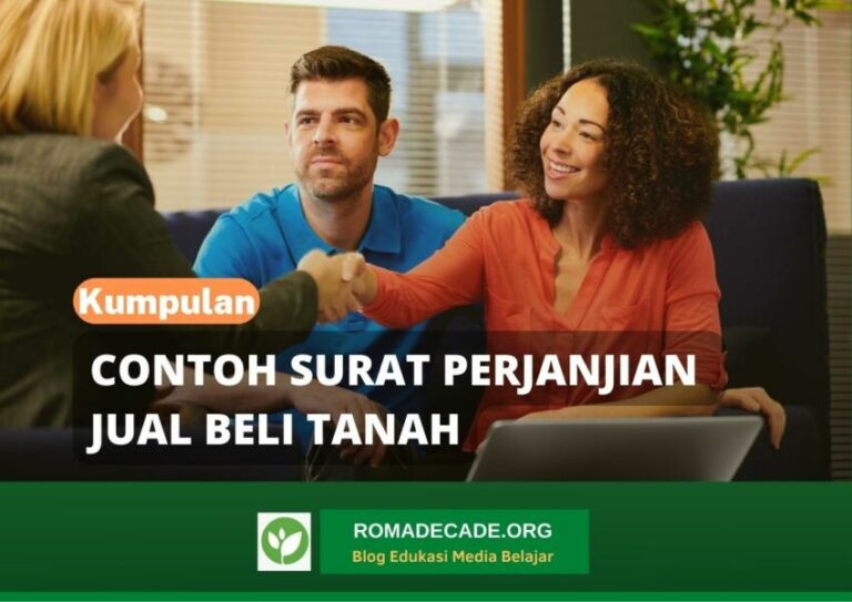 4 Contoh Surat Perjanjian Jual Beli Tanah Dan Cara Membuatnya