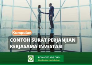 Contoh Surat Perjanjian Kerjasama Investasi