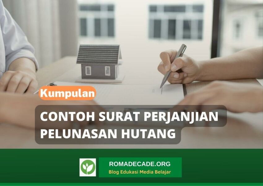 Contoh Surat Perjanjian Pelunasan Hutang