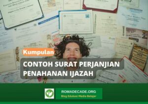 Contoh Surat Perjanjian Penahanan Ijazah