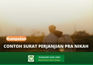 Contoh Surat Perjanjian Pra Nikah