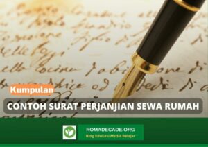 Contoh Surat Perjanjian Sewa Rumah